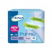 TENA PANTS MAXI absorb inc orina (t- gde 10 u)