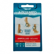 Aquamed active ampollas - aposito hidrocoloide (gde 2 u + peq 2 u + 3 med)