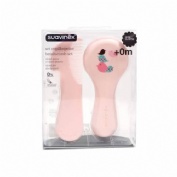 SUAVINEX cepillo y peine infantil soft (rosa decorado)