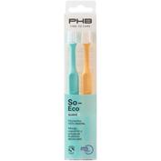 Cepillo dental adulto - phb time to care so eco (2 unidades suave duplo)