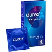 Durex natural plus - preservativos (6 unidades)