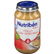 nutriben pollo con verduras (potito grandote 250 g)