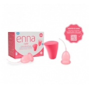 Enna cycle copa menstrual 2 unidades talla m mas caja esterilizadora
