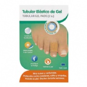 Tubular elastico proteccion dedos pies - medilast forrado de gel (recort 15 mm x 8 cm t- s 2 u)