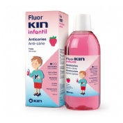 fluor kin infantil enjuague bucal (fresa 500 ml)