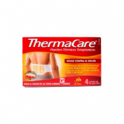 thermacare parche termico zona lumbar cadera (4 parches)
