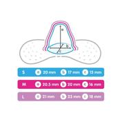 Pezonera silicona mam 2 unidades talla pequeña - mam