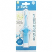 Cepillo dientes bebe dr brown´s natural flow 1 unidad color azul - dr brown´s natural flow