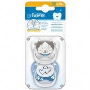 Chupete silicona - dr brown´s prevent classic animal faces (6 - 12 meses 2 unidades niño)