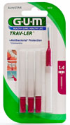 GUM 1612 TRAV-LER cepillo interdental viaje (cilindrico 1.4 mm 6 u)