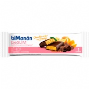 Bimanan sustitutivo  30 barritas 31 g sabor chocolate negro y naranja