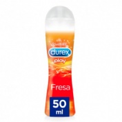 LUBRICANTE HIDROSOLUBLE INTIMO durex play fresa  pleasure gel (50 ml)