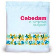 cebedam compresas de algodon (20 uds)