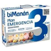 Bimanan plan emergencia 3 dias  15 sobres 44 g