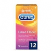 Durex dame placer - preservativos (12 unidades)