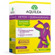 Aquilea detox quemagrasas forte  10 sticks 15 ml sabor piña