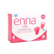Enna copa menstrual easy 2 unidades talla l + esterilizador