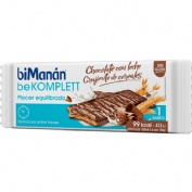 Bimanan komplett snack cereales  20 barritas 20 g sabor chocolate con leche