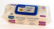 mustela toallitas limpiadoras con perfume (70 toallitas recambio)
