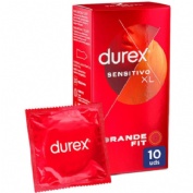 Durex sensitivo xl preservativos 10 unidades - preservativos