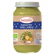 Babybio buenas noches guisantes-maiz-arroz 200 gr