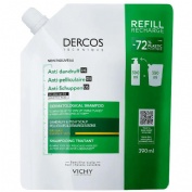 Dercos champu anticaspa ds cabello normal-graso  1 bolsa 500 ml