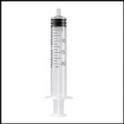 Jeringa sin aguja 3 piezas esteril - acofar (1 unidad 20 ml)