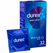 Durex natural plus - preservativos (12 u)