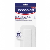 Aposito esteril hansaplast sensitive 4xl 5 unidades 20 x 10 cm - aposito esteril