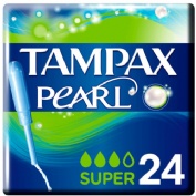 Tampax tampon  pearl super 24 u