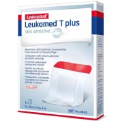 Aposito esteril adhesivo leukomed t-plus skin sensitive 5 unidades 10 x 8 cm - aposito esteril adhes