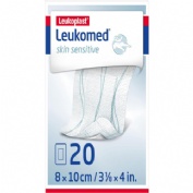 Aposito esteril adhesivo leukomed skin sensitive 5 unidades 10 x 8 cm - aposito esteril adhesivo