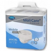 Absorb inc orina ligera con slip molicare premium mobile 14 unidades talla xl 6 gotas color azul - m