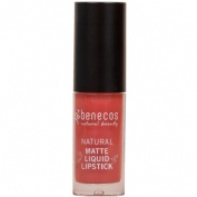 Benecos barra de labios mate liquida rosewood romance 5ml