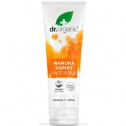 Dr. organic exfoliante facial miel manuka