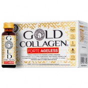 Gold collagen forte ageless  10 frascos 50 ml