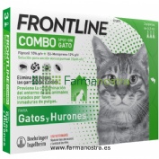 FRONTLINE COMBO 50,00 mg / 60,00 mg SOLUCION SPOT-ON PARA GATOS