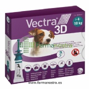 VECTRA 3D SOLUCION SPOT-ON PARA PERROS DE 4 A 10 kg
