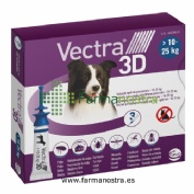 VECTRA 3D SOLUCION SPOT-ON PARA PERROS DE 10 A 25 kg