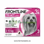 FRONTLINE TRI-ACT 33,8 mg / 252,4 mg SOLUCION SPOT-ON PARA PERROS 2 - 5 kg