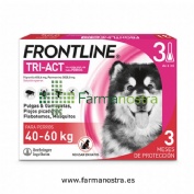 FRONTLINE TRI-ACT 405,6 mg / 3028,8 mg SOLUCION SPOT-ON PARA PERROS 40-60 kg