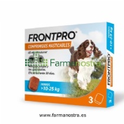FRONTPRO 68 mg COMPRIMIDOS MASTICABLES PARA PERROS > 10-25 kg