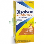 BISOLVON MUCOLITICO 1,6 mg/ ml JARABE, 1 frasco de 200 ml