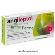 ANGILEPTOL COMPRIMIDOS PARA CHUPAR SABOR MENTA, 30 comprimidos