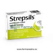 STREPSILS pastillas para chupar sabor limon, 24 pastillas