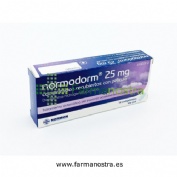 NORMODORM 25 MG COMPRIMIDOS RECUBIERTOS CON PELICULA , 14 comprimidos