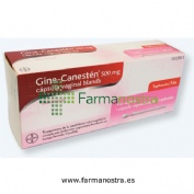 GINE-CANESTEN 500 MG CAPSULA VAGINAL BLANDA ,  1 capsula vaginal blanda + 1 aplicador