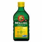 Aceite de higado de bacalao moller´s 1 envase 250 ml sabor limon - moller´s