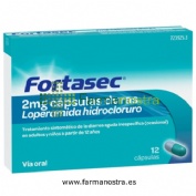 FORTASEC 2 mg CAPSULAS DURAS 20 cápsulas