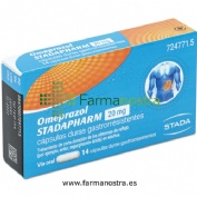 OMEPRAZOL STADAPHARM 20 MG CAPSULAS DURAS GASTRORRESISTENTES   14 cápsulas (Frasco)